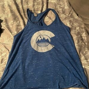 Bella Canvas Heather Blue Tank Top